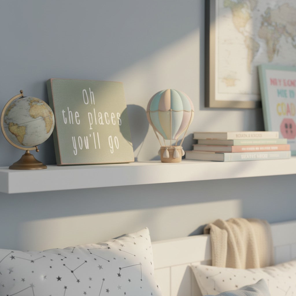 Oh The Places You'll Go Sign - 7"x7"