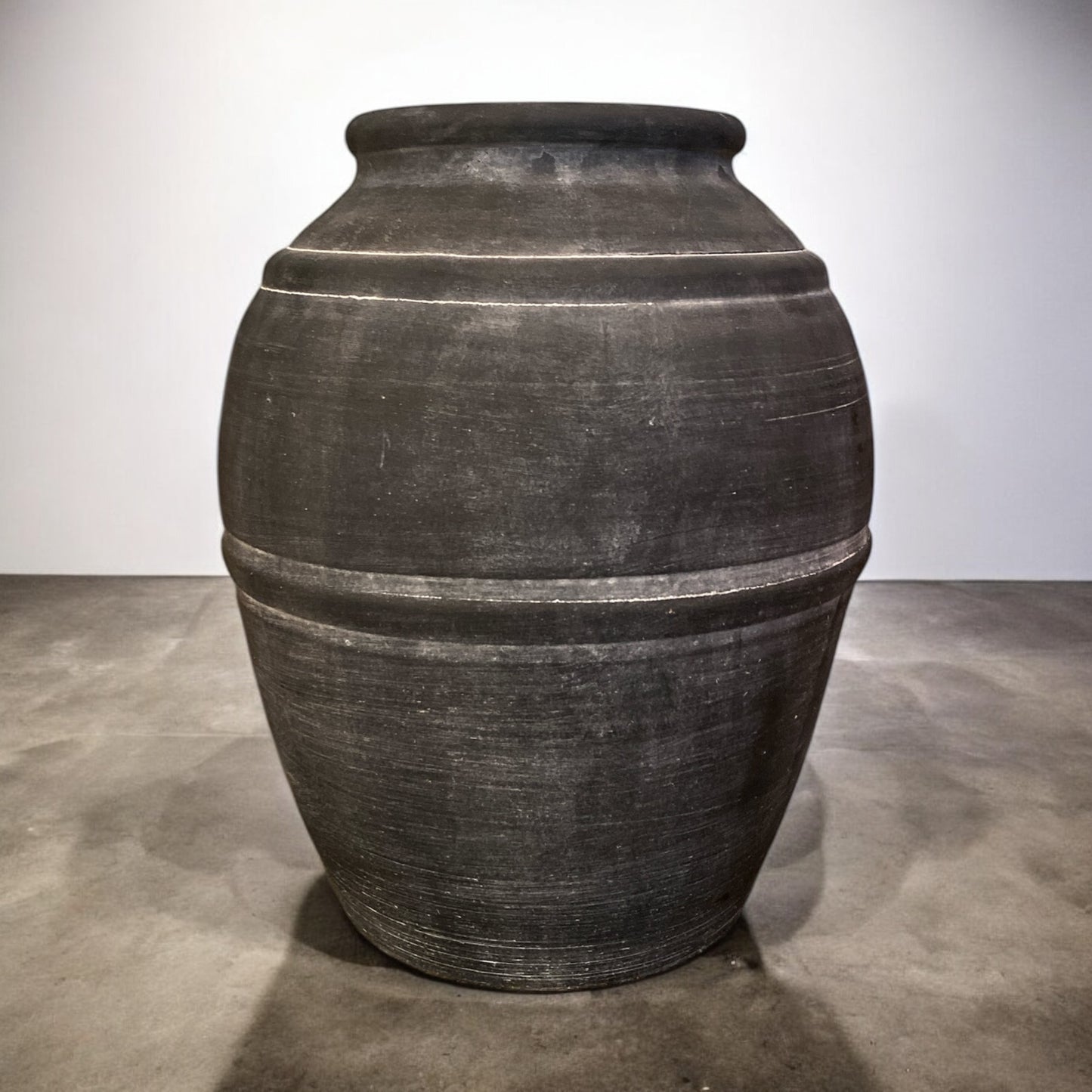 Charcoal Terracotta Vase - 11.25"