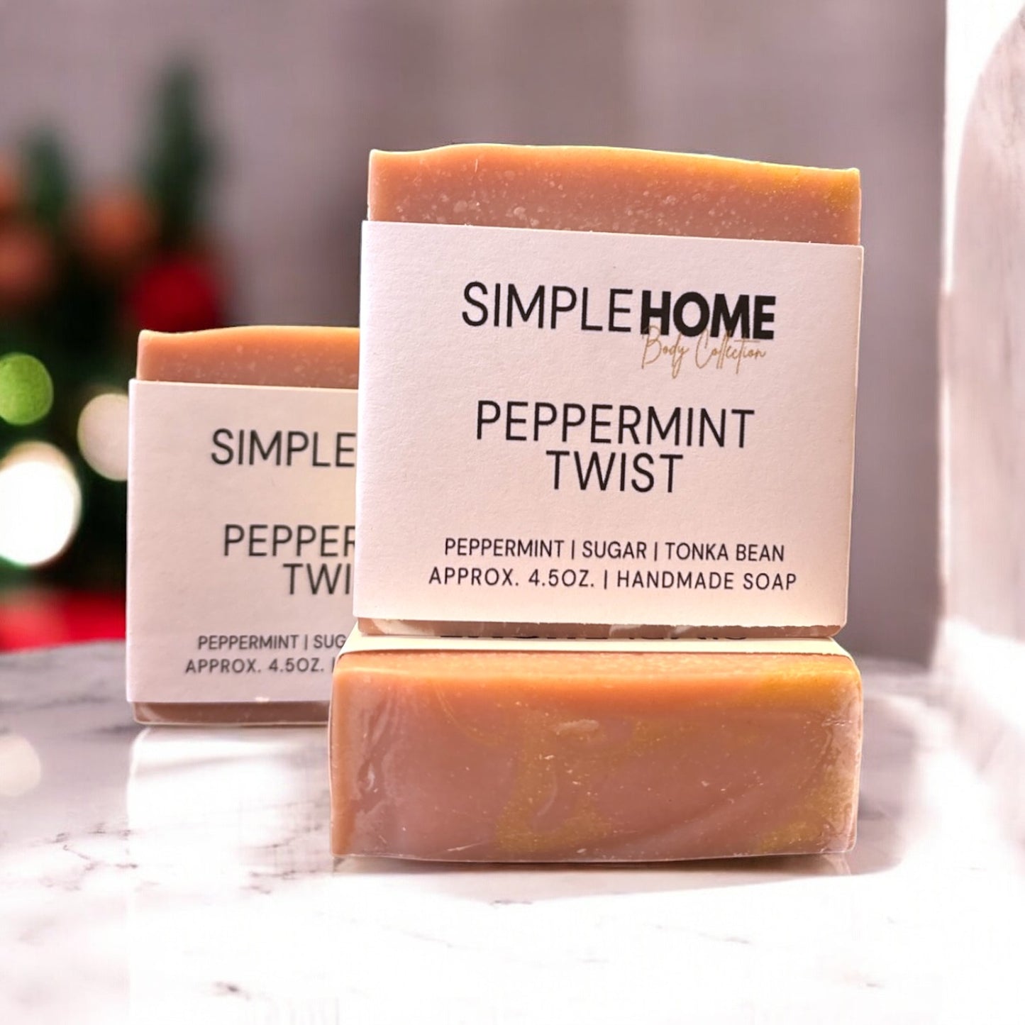 Peppermint Twist - Handcrafted Artisan Soap Bar