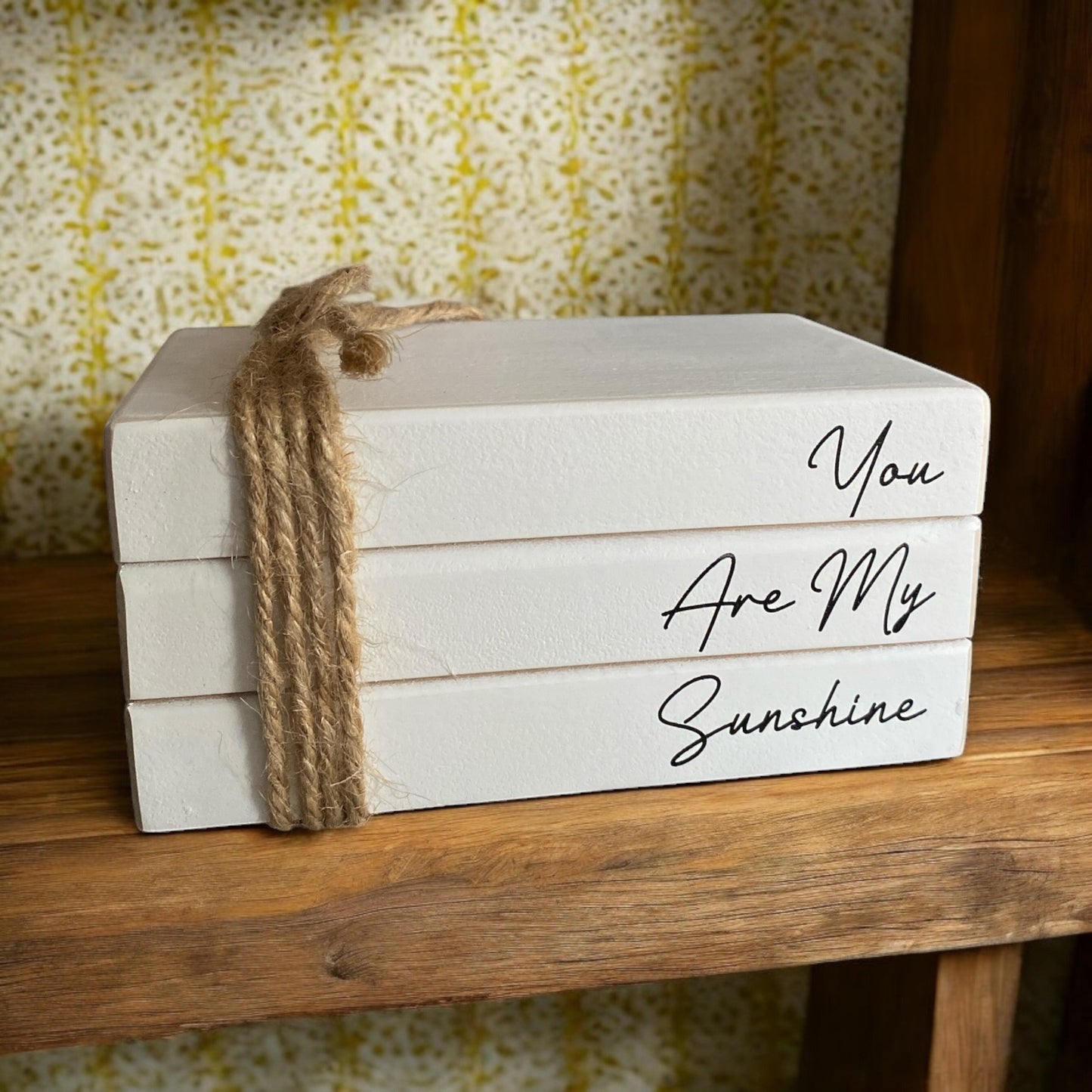 Stacked Books You Are My Sunshine - 5"x2.5"