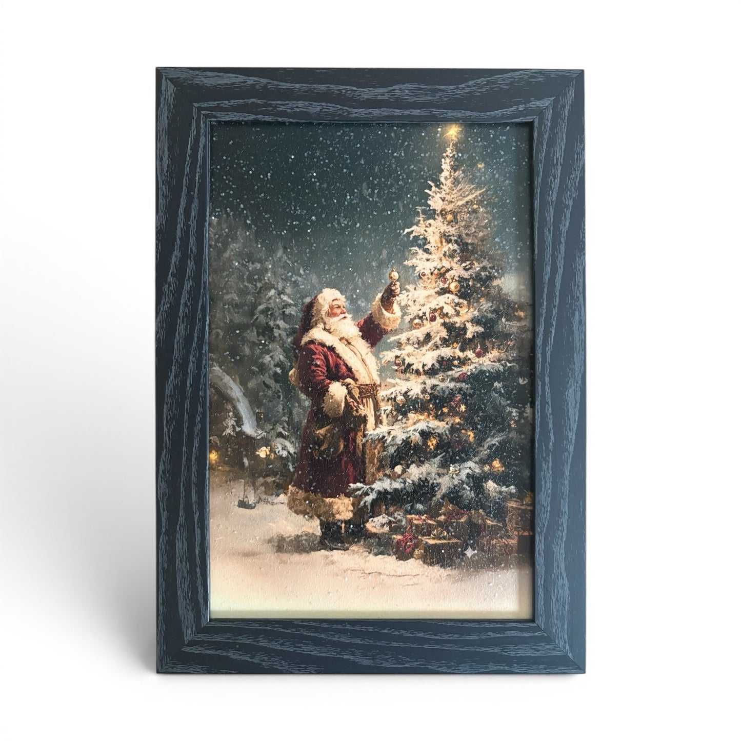 Treetop Magic Vintage Christmas Wall Art - 10"x14"
