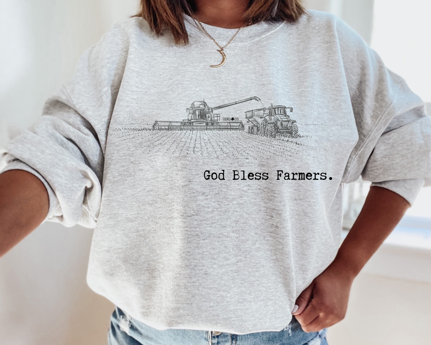 God Bless Farmers Sweatshirt