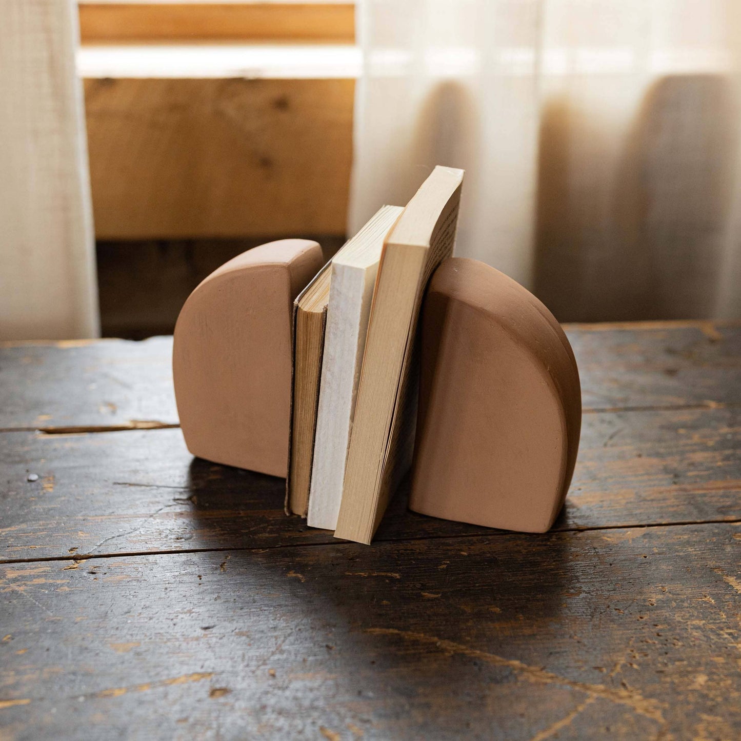 Ezekiel Terracotta Bookends - Set of 2