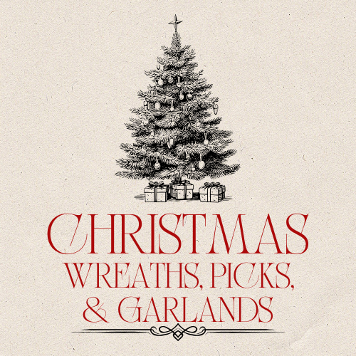 Christmas Wreaths, Picks, & Garlands