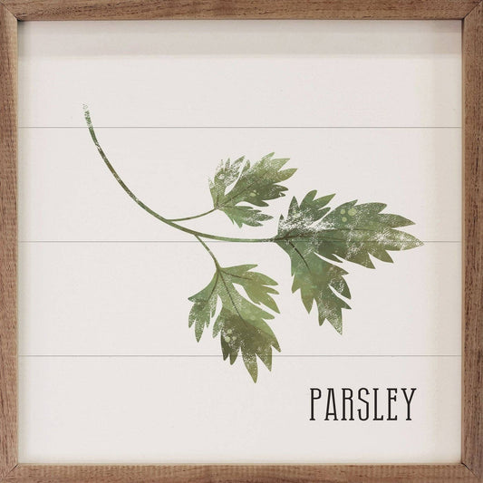 Parsley Sign - 8"x8"x1.5"