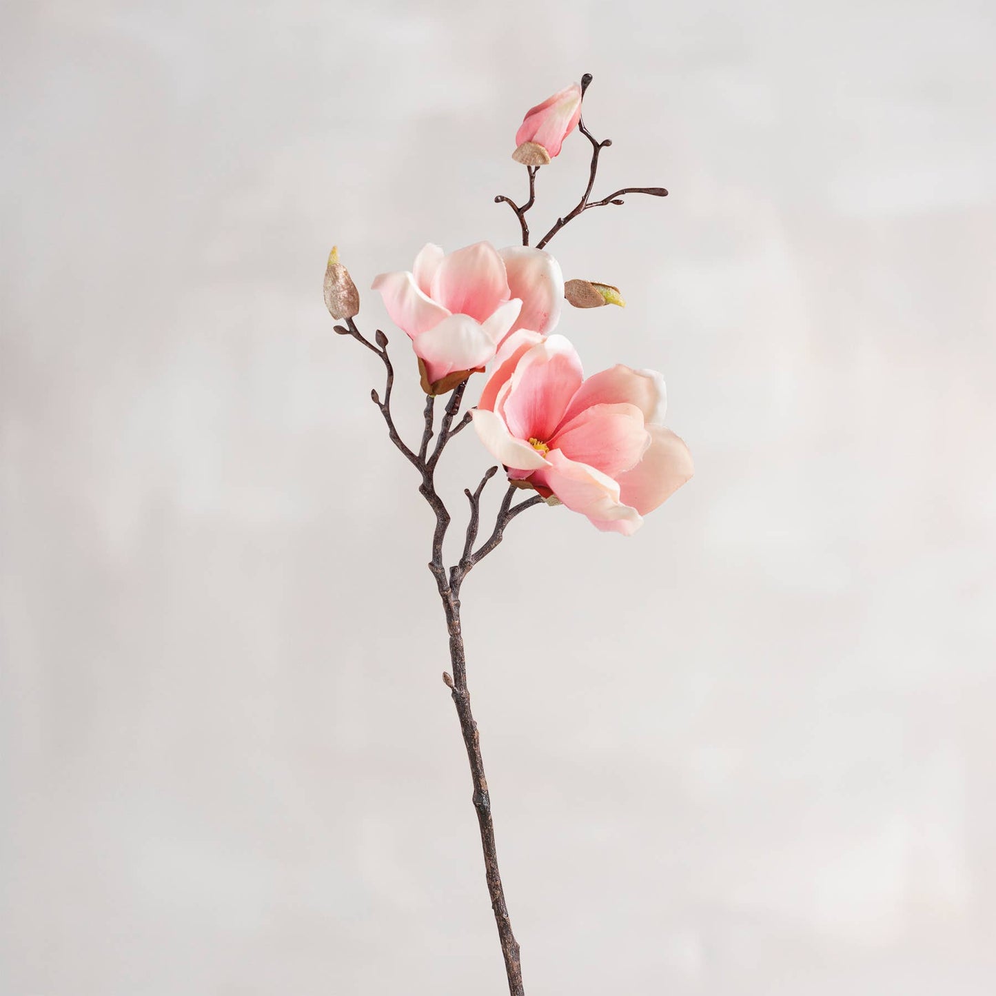 Small Pink Magnolia Floral Pick - 19"