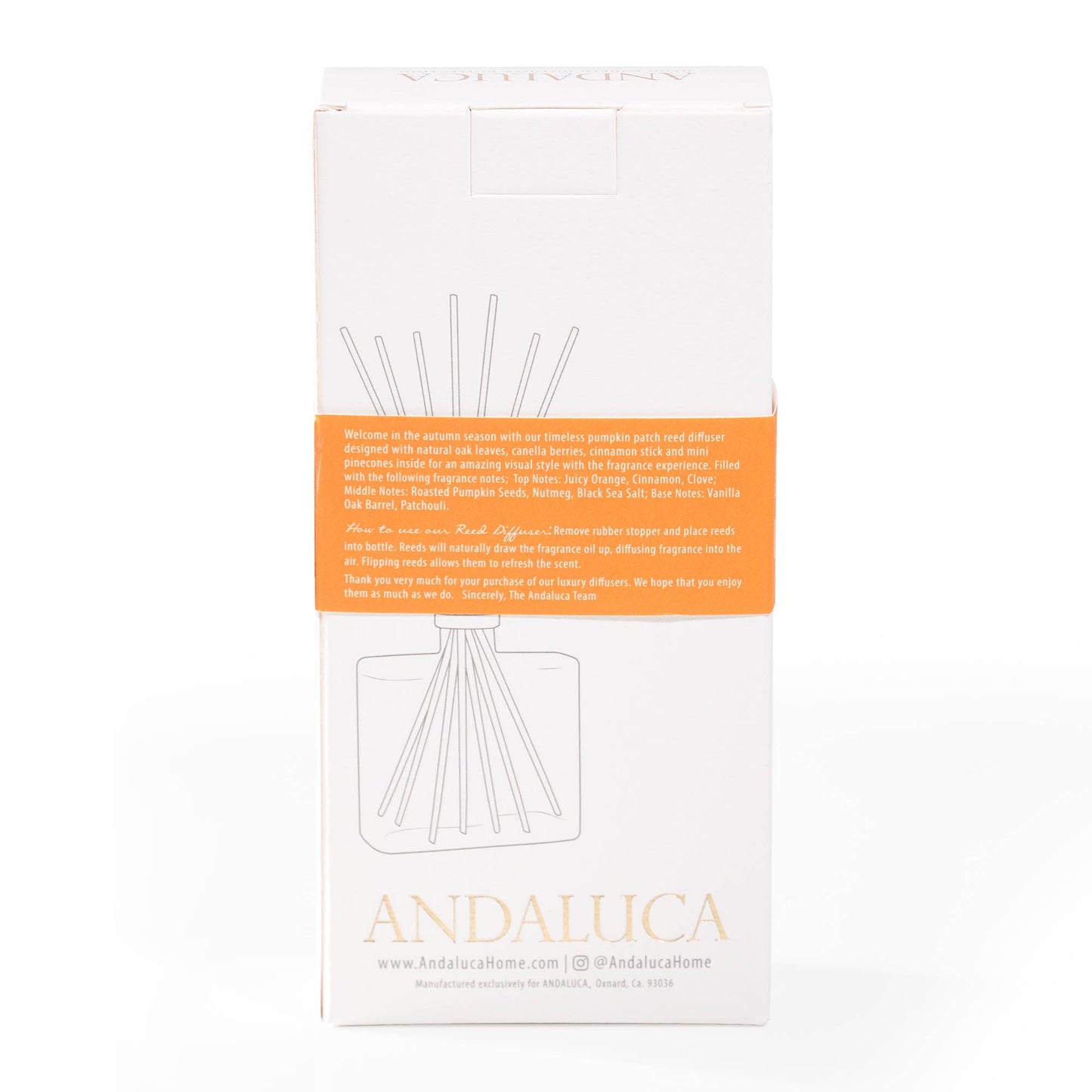 Pumpkin Patch Botanical Reed Diffuser - 7.5floz