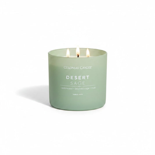 Desert Sage Scented Jar Candle, Soy Blend Wax, 14.5oz