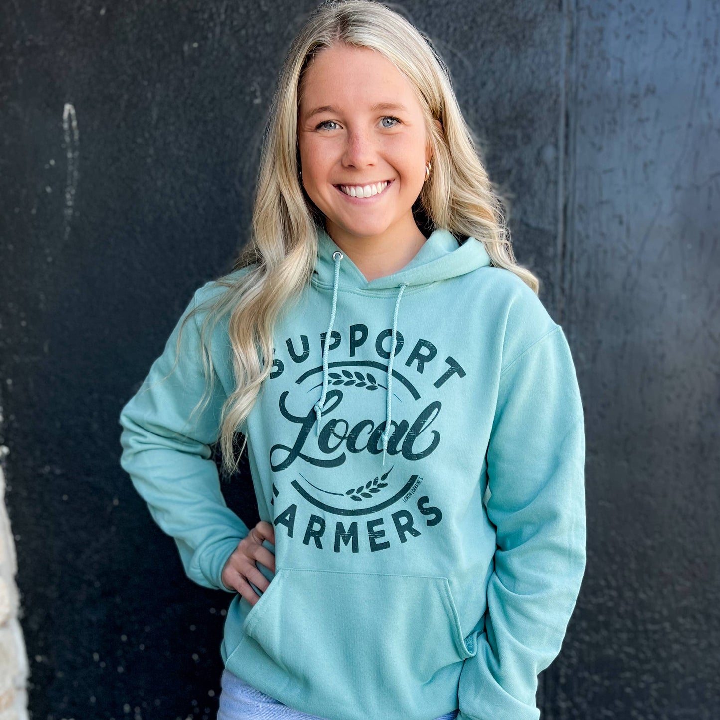 SUPPORT LOCAL FARMERS - Sage Hoodie