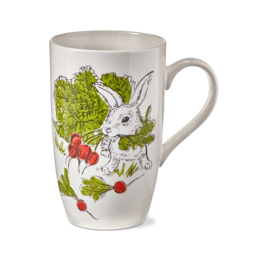 Bunny and Radish Tall Mug - 18oz
