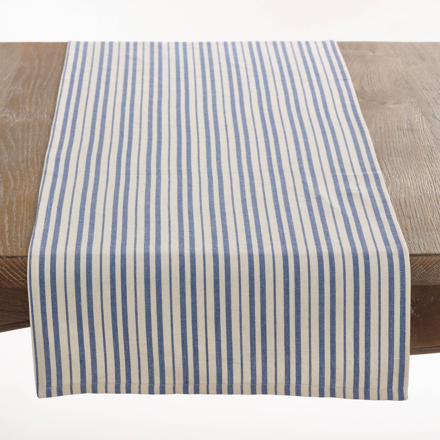 French Blue Striped Runner - 16"x72"