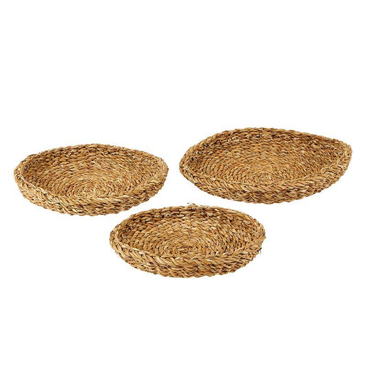 Sea Grass Round Trays