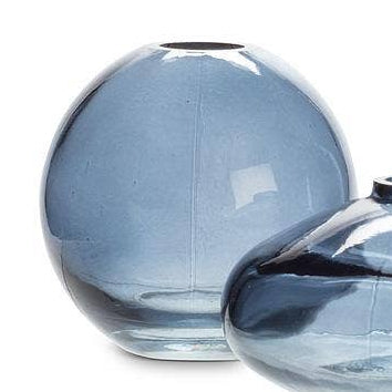 Small Dark Navy Blue Bud Vases