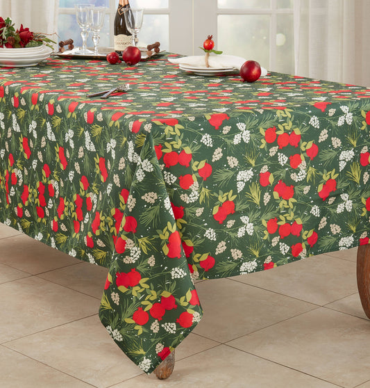 Holiday Pomegranate Tablecloth