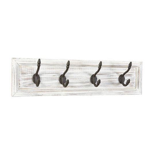 4 Hook Wall Rack