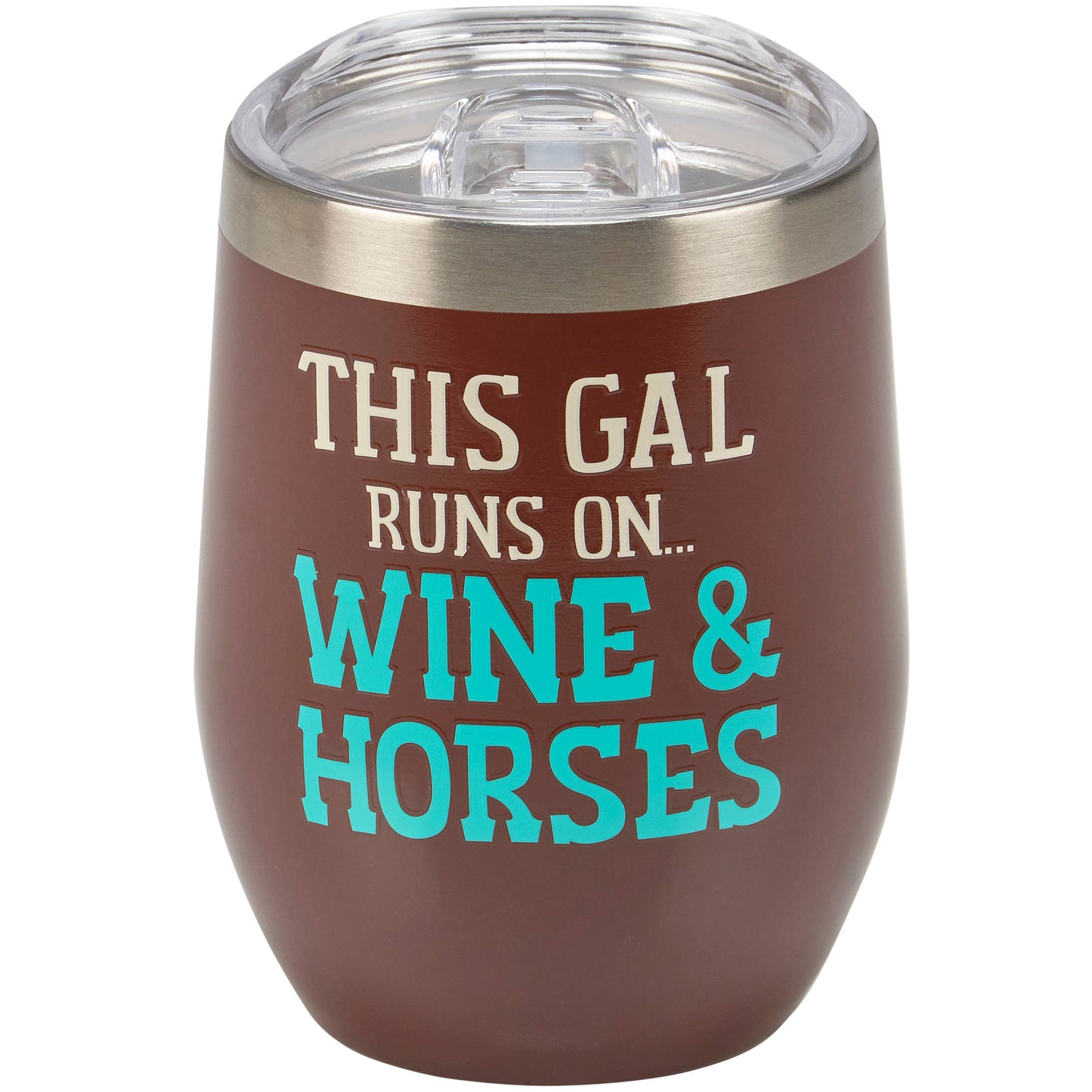 Wine & Horses Wine Tumbler