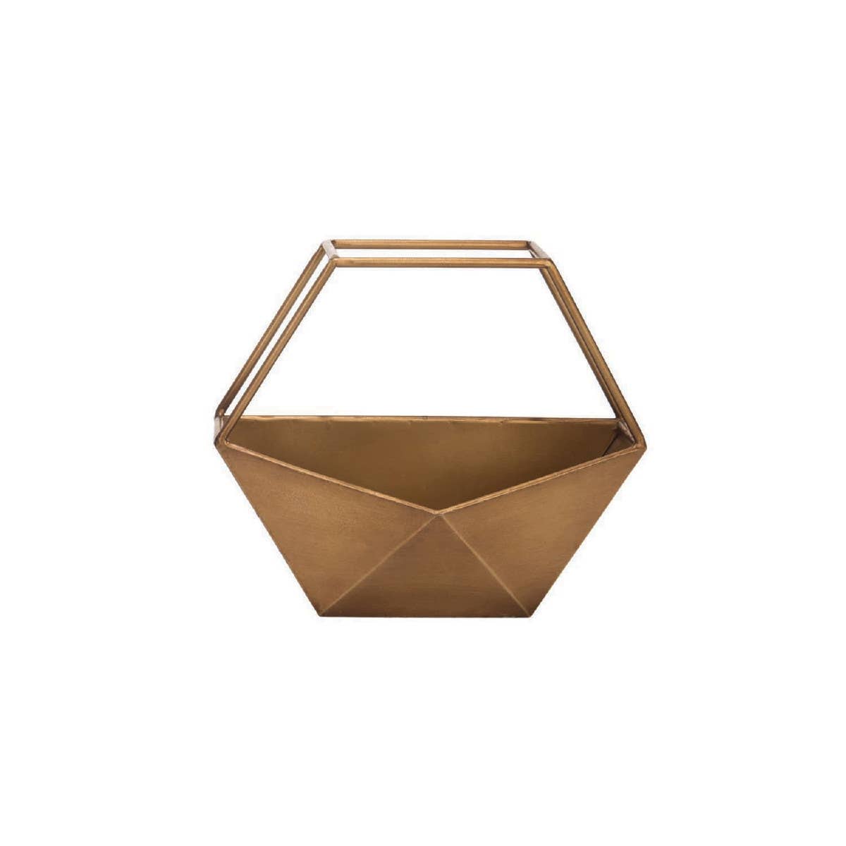 Geo Conservatory Planter Bronze