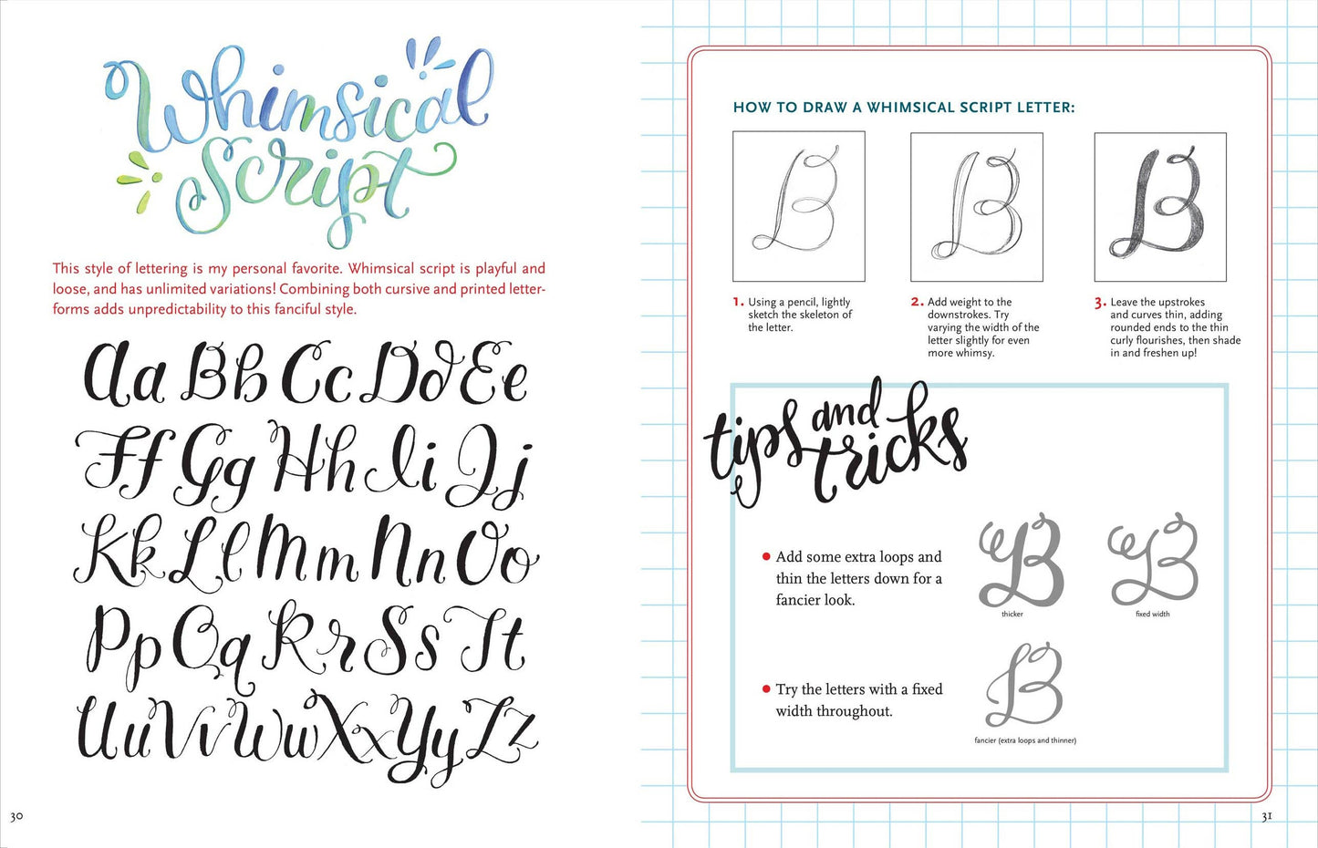 Hand-Lettering Guide Book