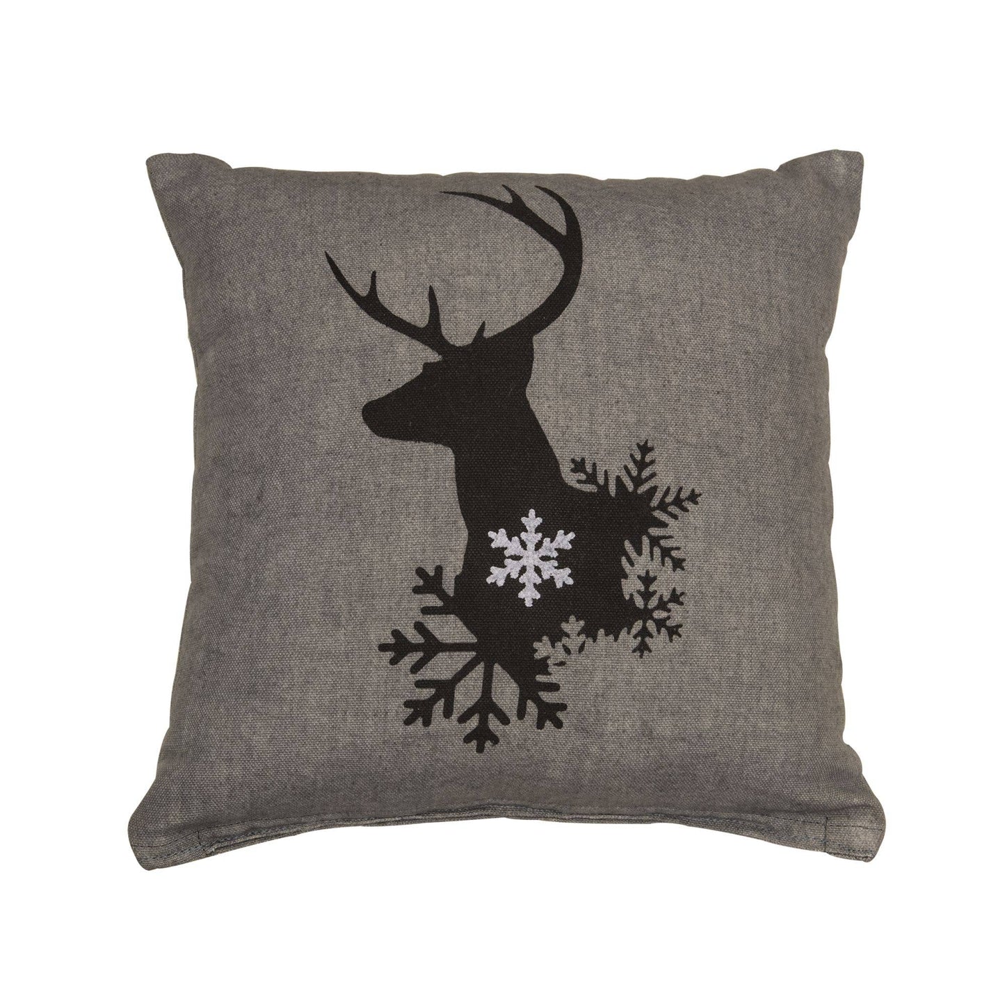 Winter Reindeer Pillow - 10"