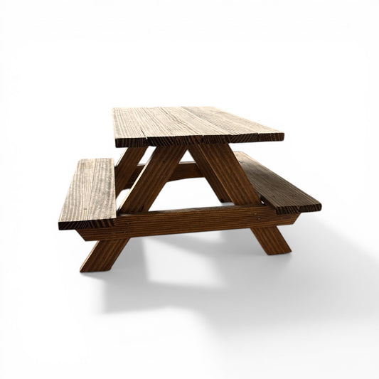 Lath Small Picnic Table - 15"x9"x14"