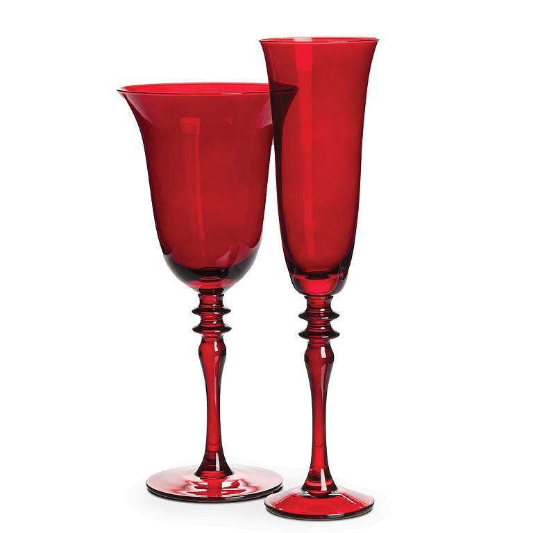 Flared Goblet with Ornate Stem - 9" (12oz)