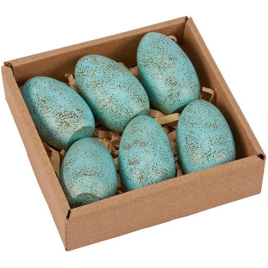 Robin Blue Wooden Eggs