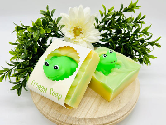 Froggy Handmade Soap Bar for Kids - 4.8oz