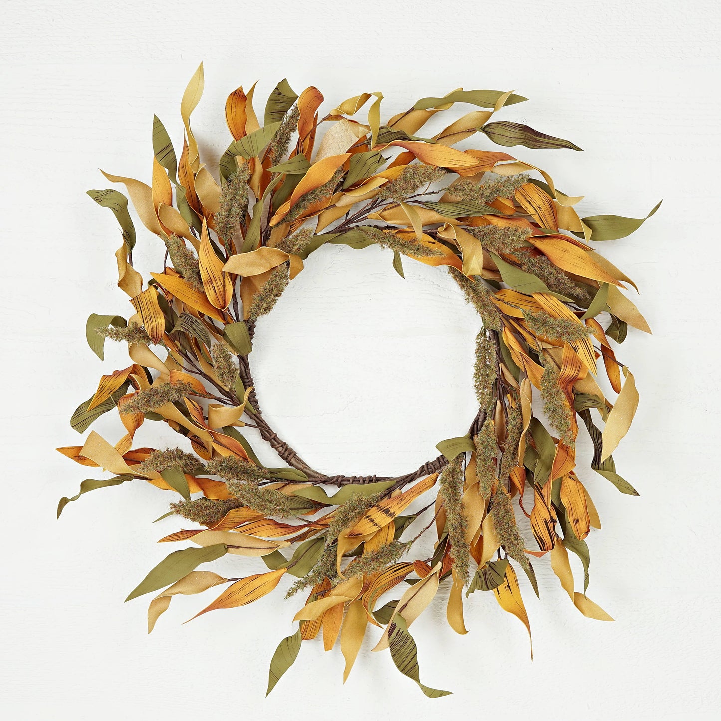 Fall Mix Herb Leaves and Heather - 22"