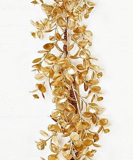 Golden Eucalyptus Garland - 48"