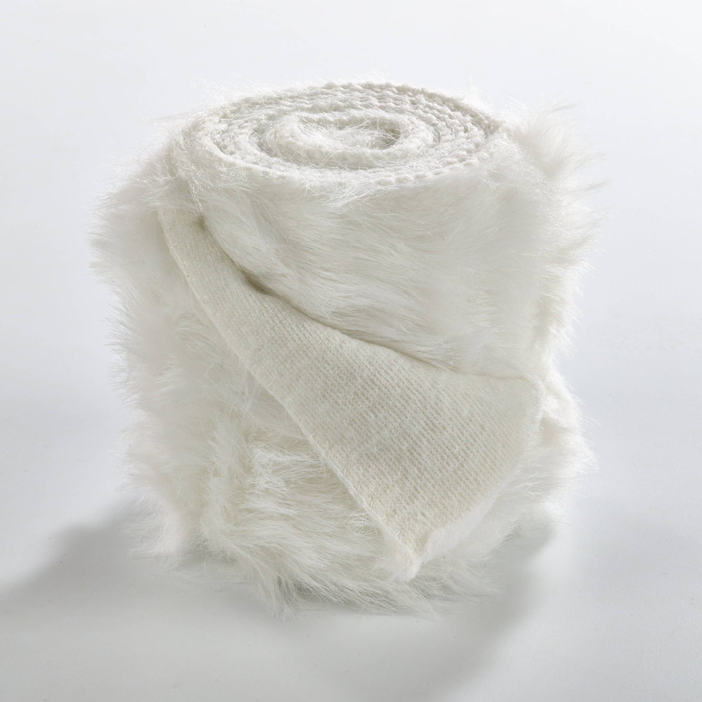 Faux White Fur Roll - 4.7" x 78"