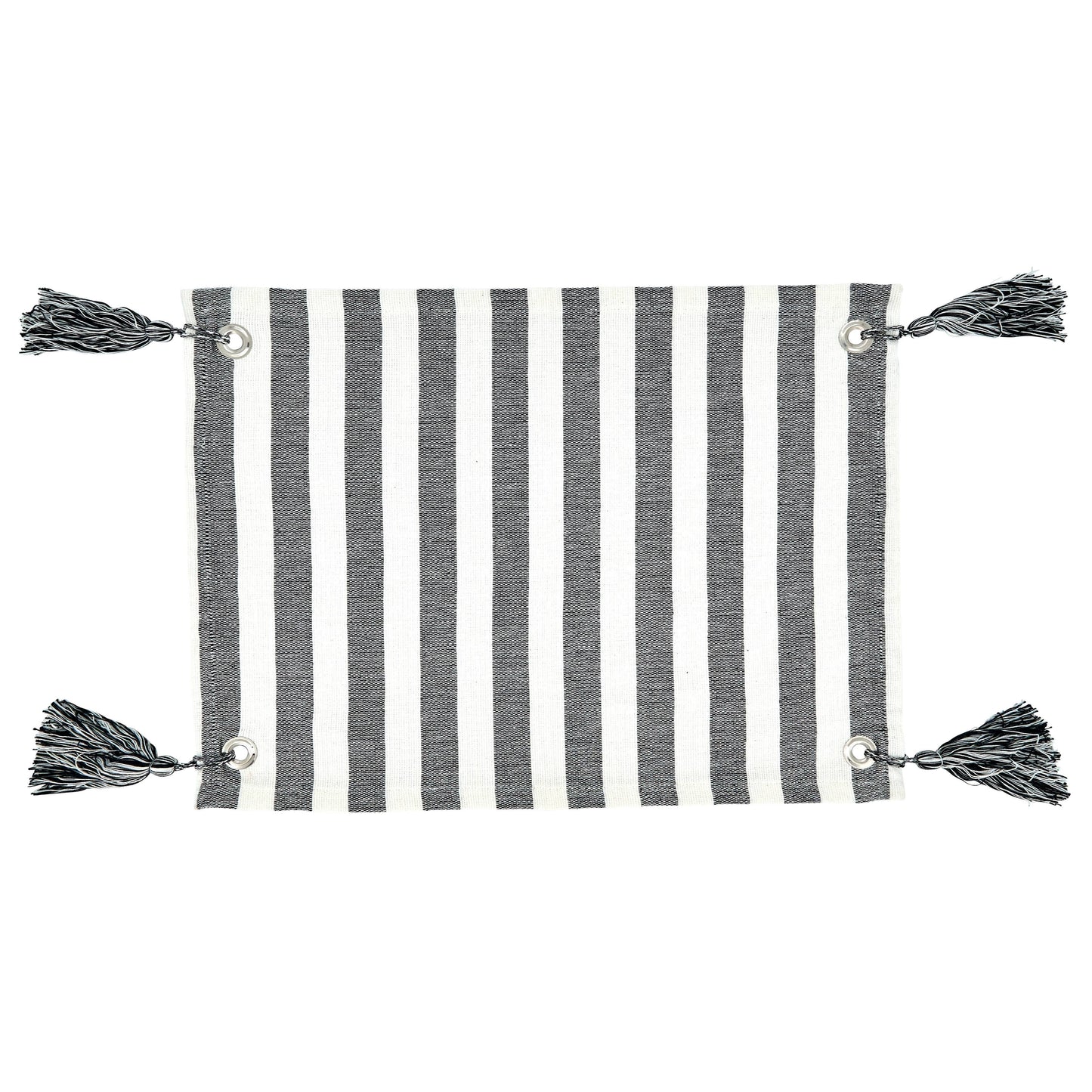 Striped Tassel Placemat - 14"x20"
