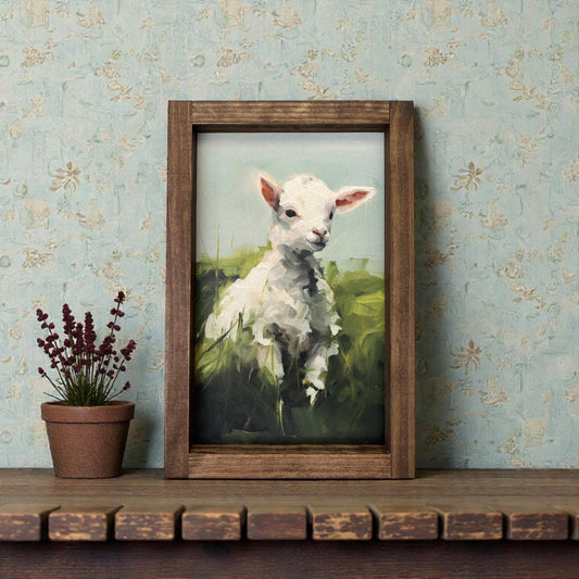 Lamb's Meadow Artwork - 8"x12"