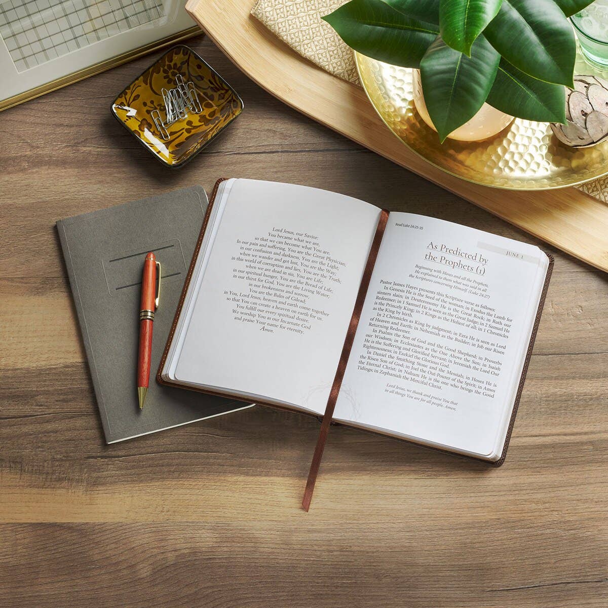 Devotional Amazing Grace Faux Leather