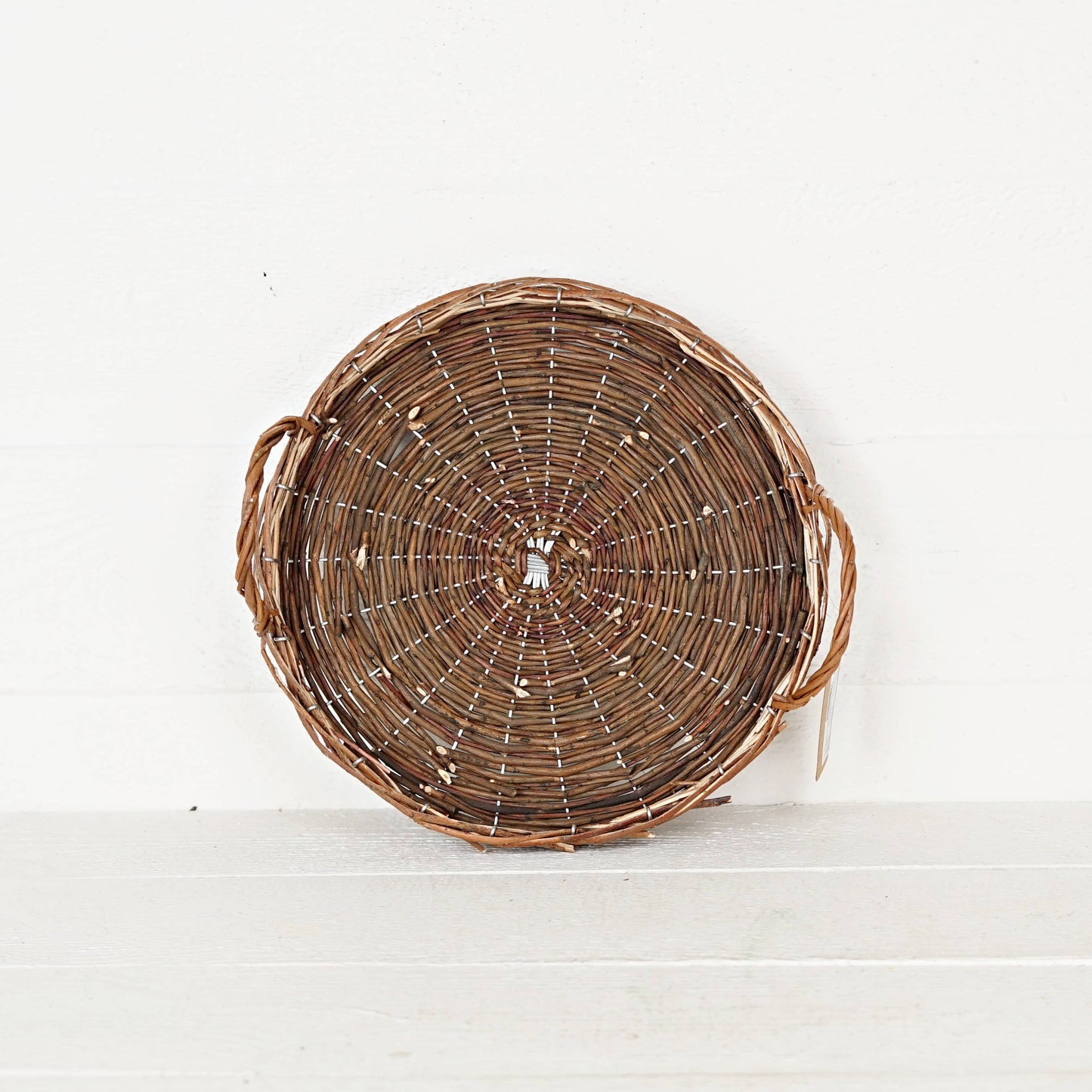 Flat Willow Basket - 12"