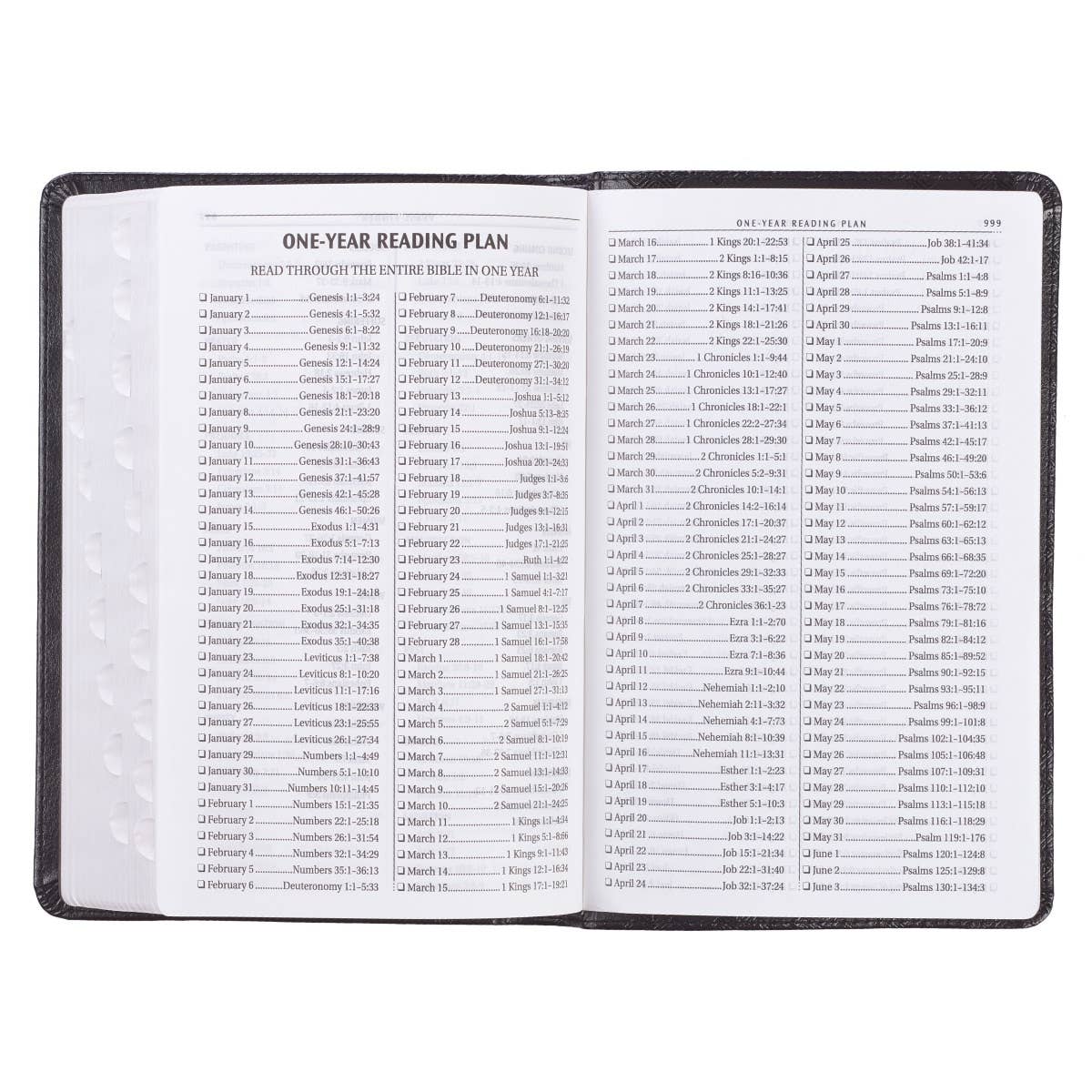 KJV Bible Deluxe in Black Leather