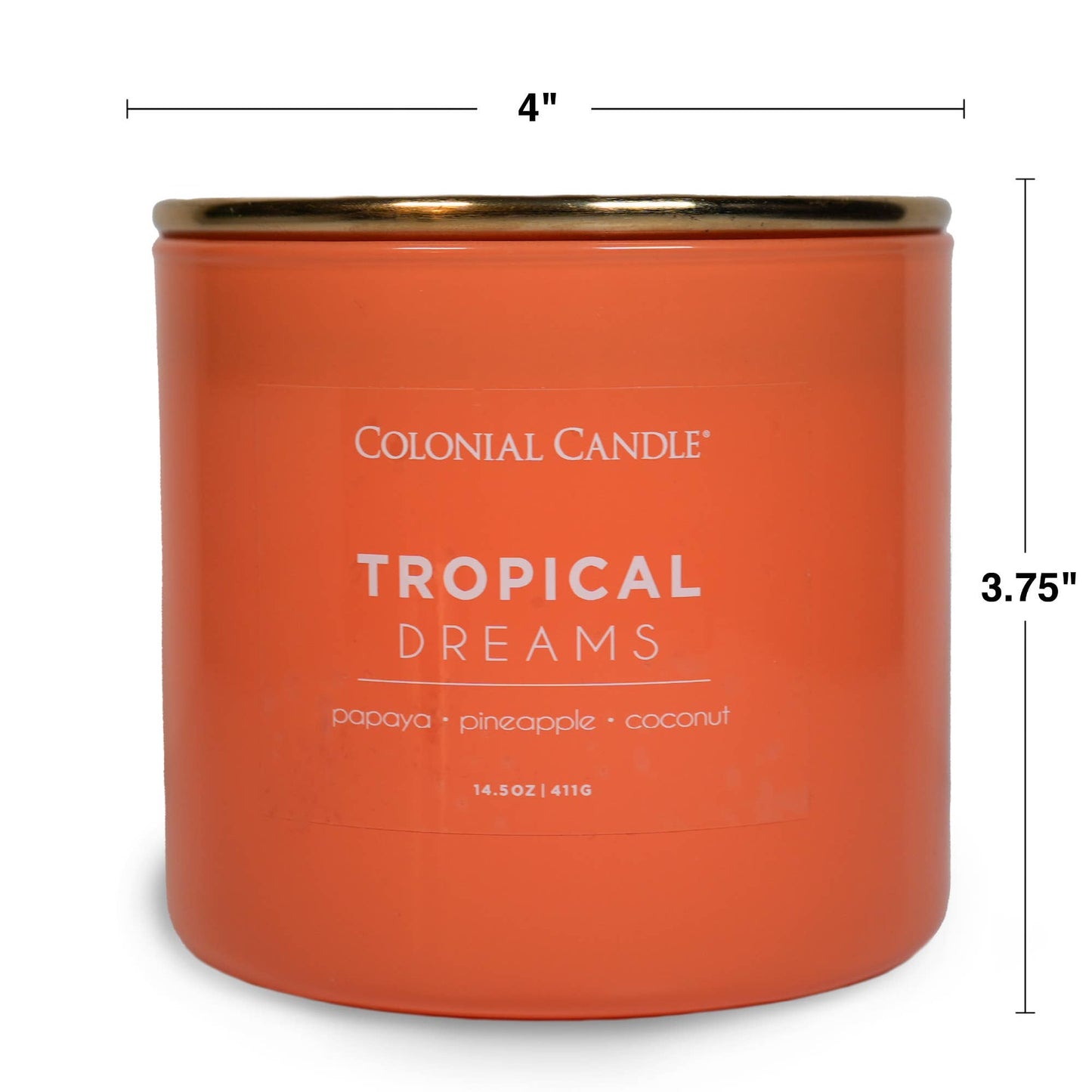 Tropical Dreams Scented Jar Candle, Soy Blend Wax, 14.5oz