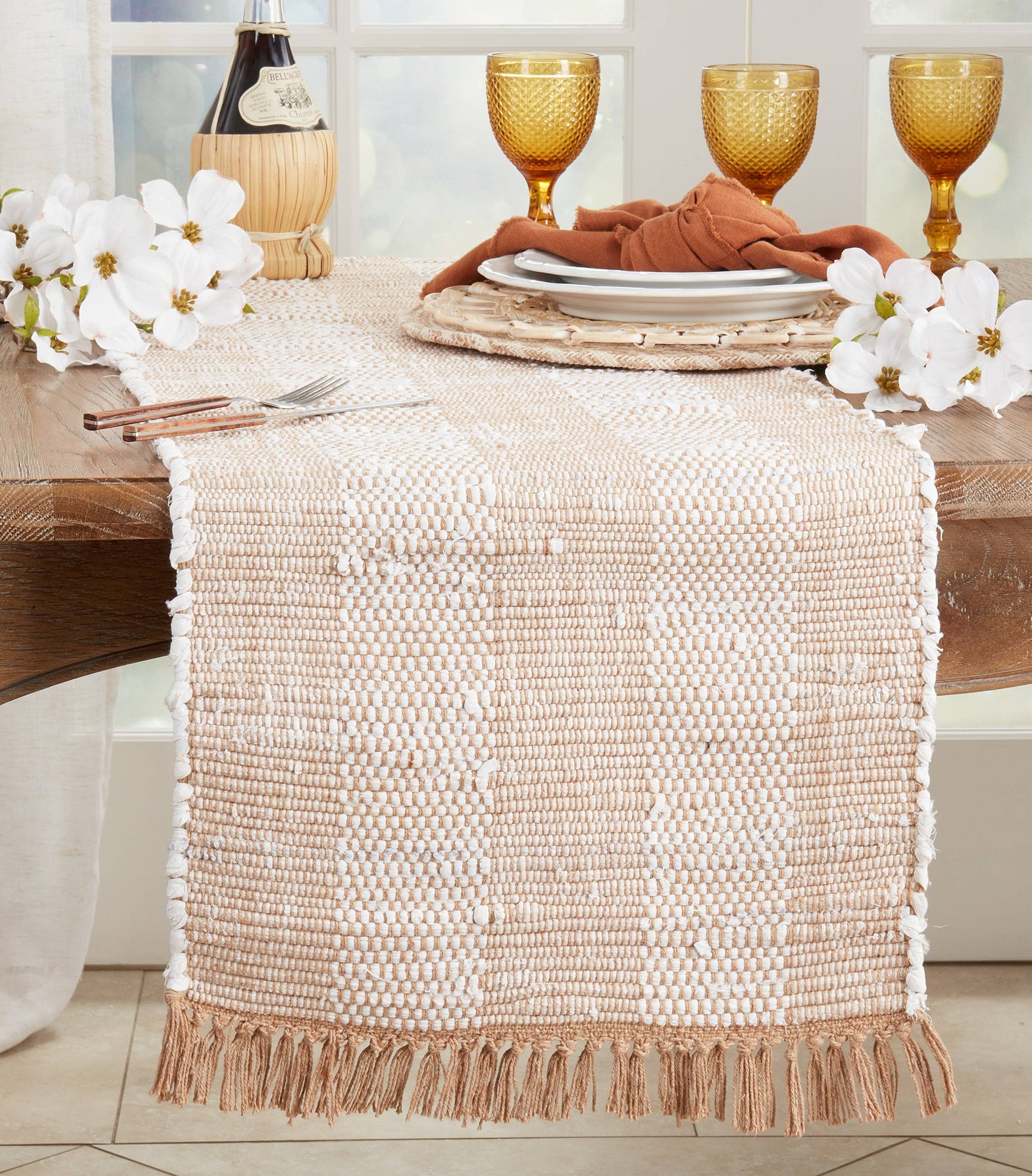 Striped Chindi Runner - 16"x72"