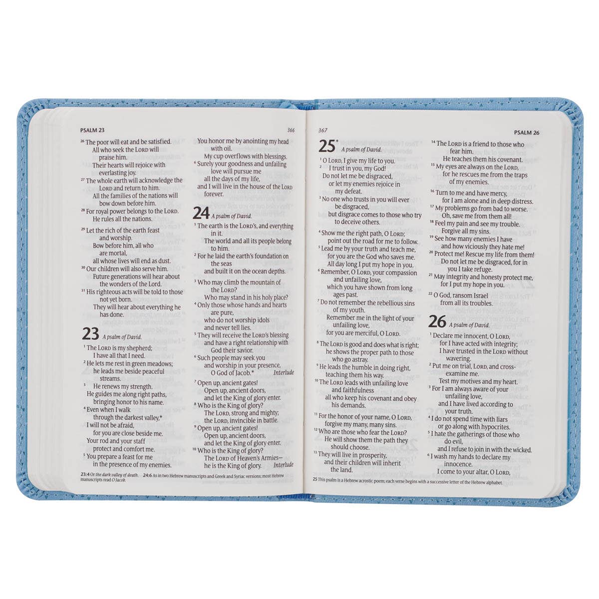 Baby Boy New Testament Bible in Faux Leather