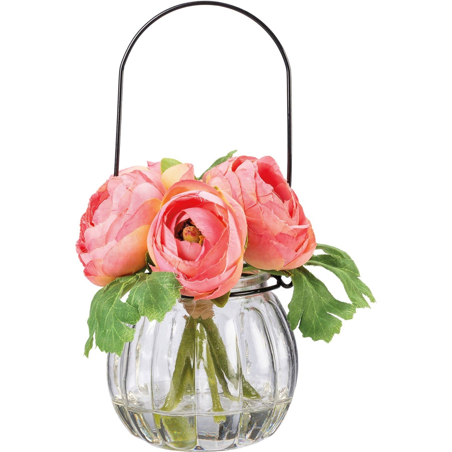 Pink Ranunculus Vase - 5"