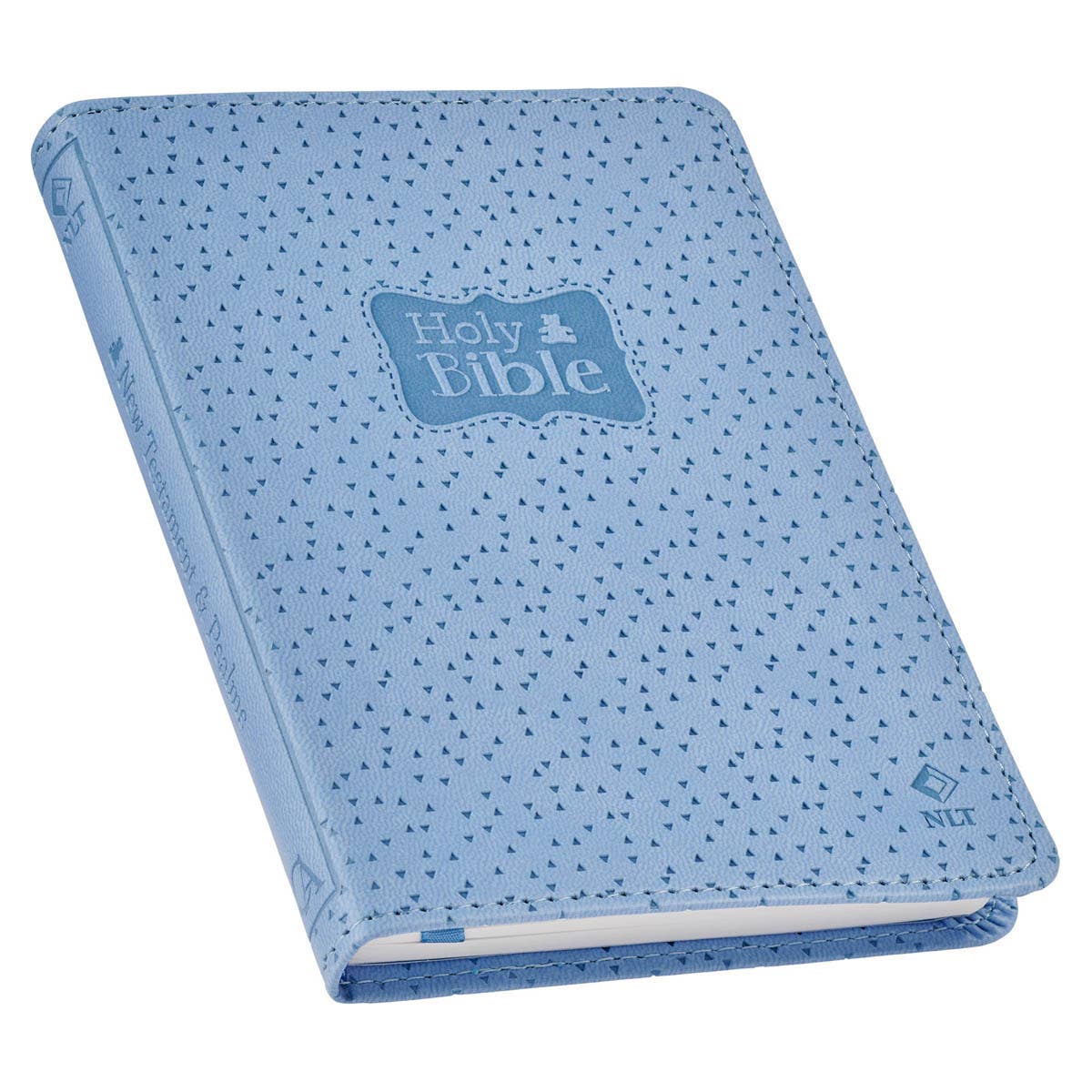 Baby Boy New Testament Bible in Faux Leather