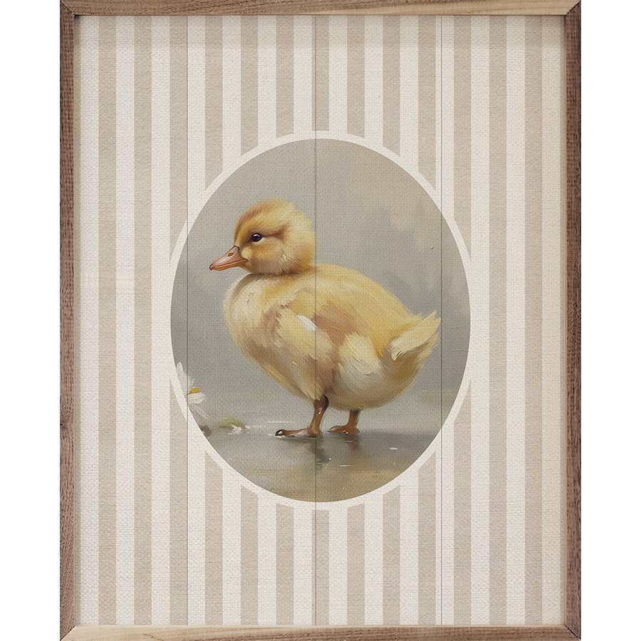Pretty Stripes with Duckling