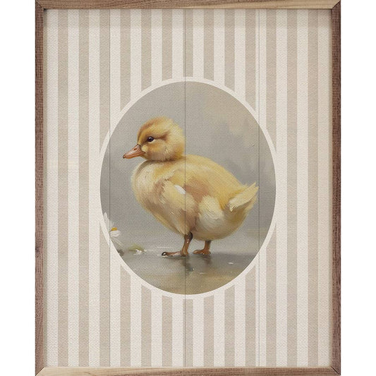 Pretty Stripes with Duckling