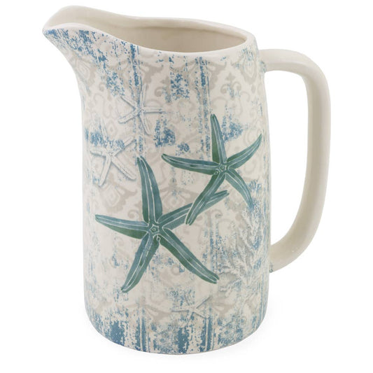 Laguna Shells Ceramic 40 oz. Pitcher