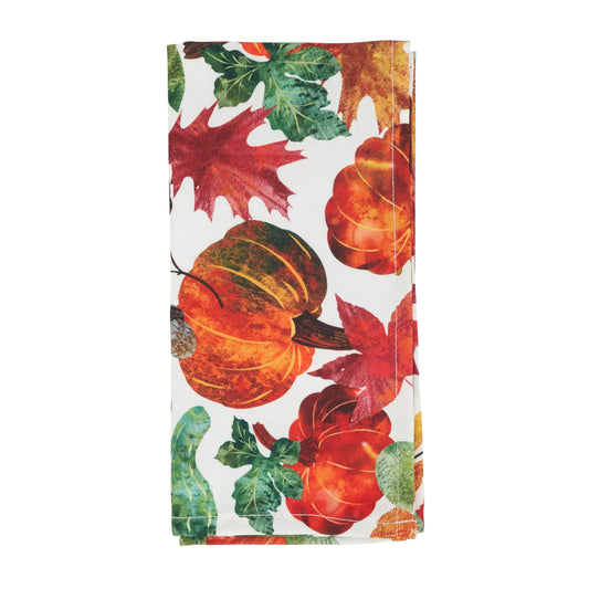 Pumpkin Foliage Napkins, Set of 4 - 20"