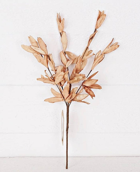 Tea-Stained Herb Leaves Pick - 16"