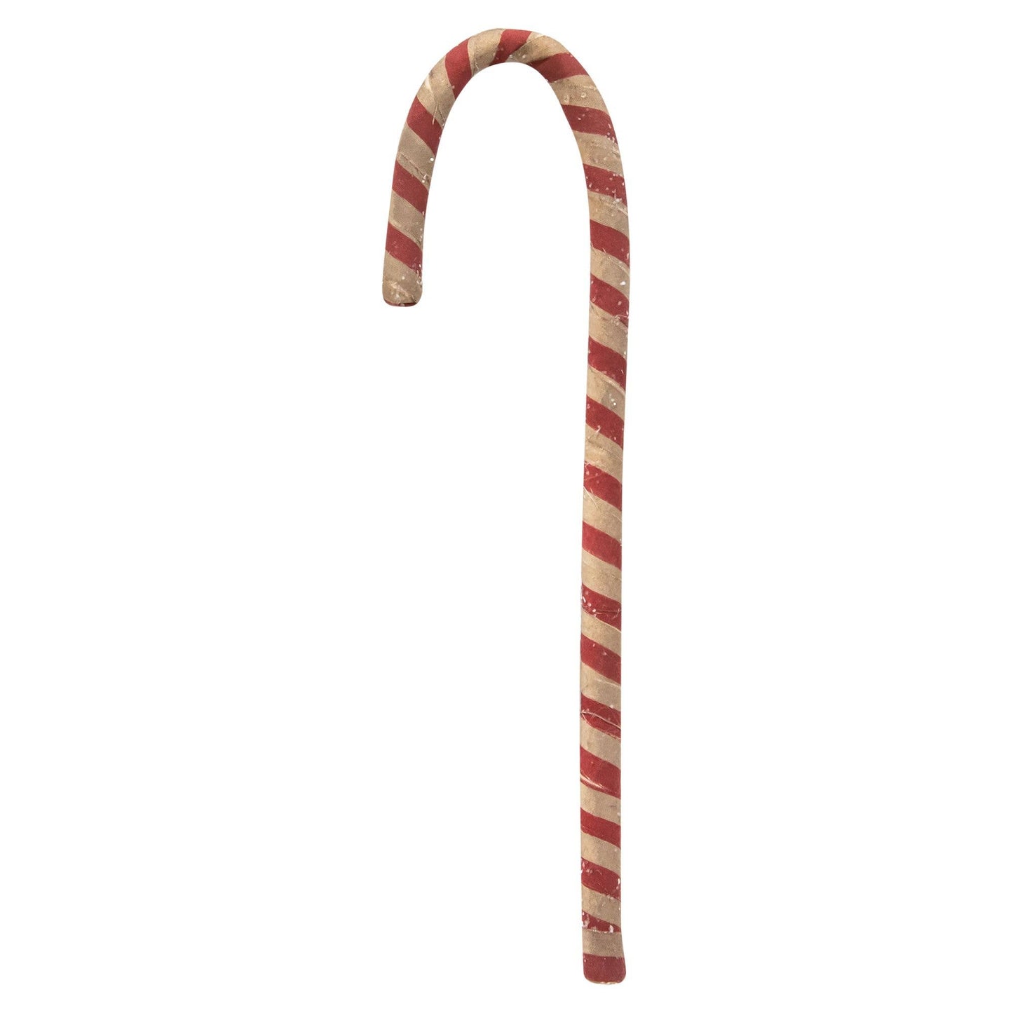 Antiqued Sparkle Candy Cane - 9"