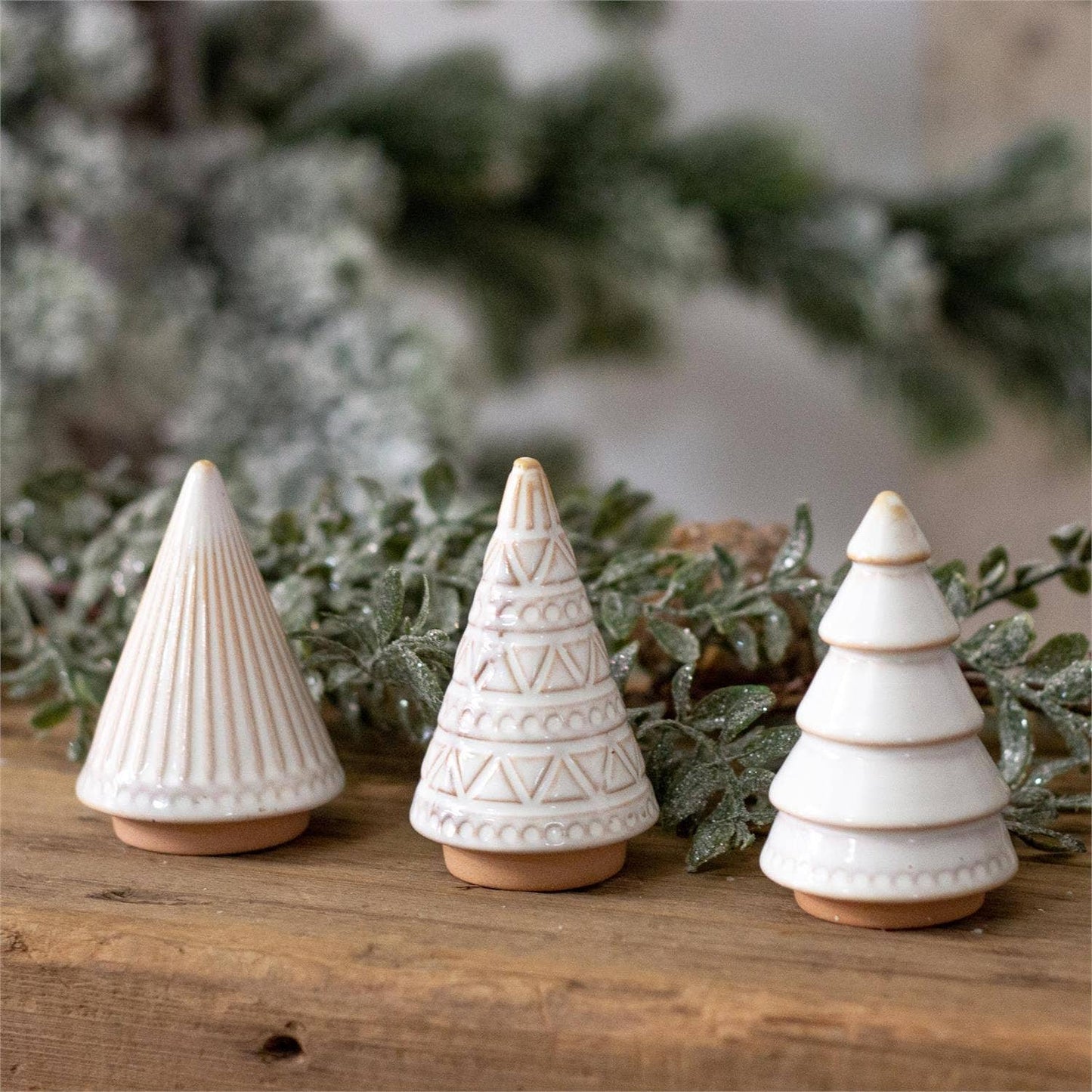 Glazed Ceramic Mini Trees - 3.5"