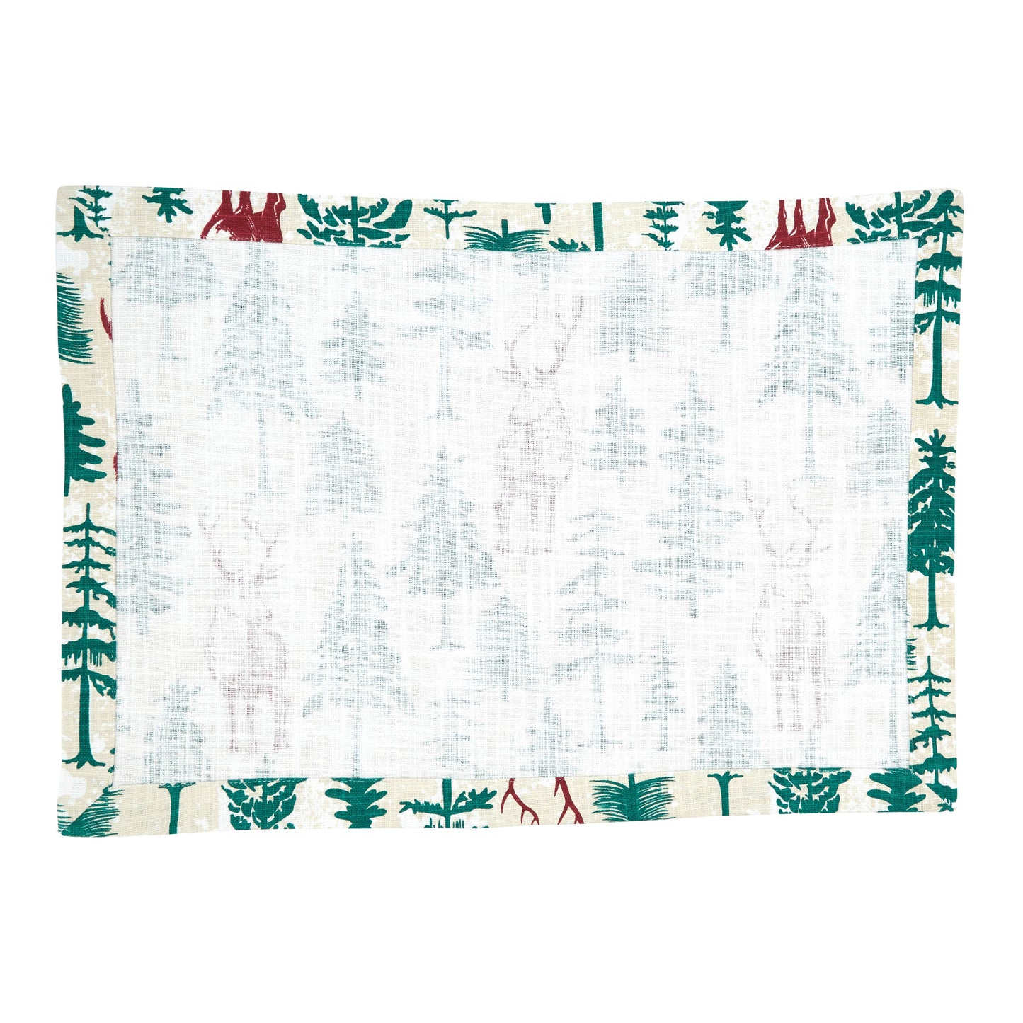 Deer and Trees Placemat - 14"x20"