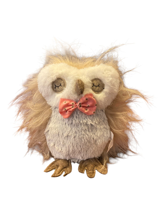 Fuzzy Bow Tie Owl - 6.25"