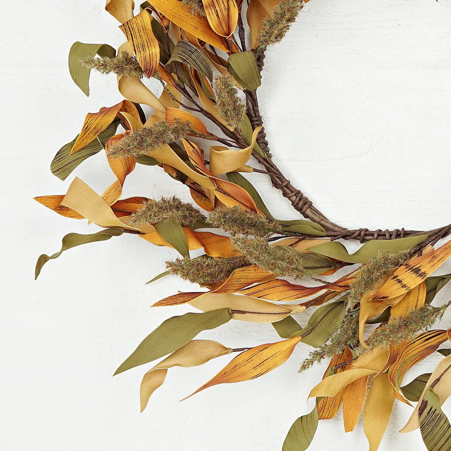 Fall Mix Herb Leaves and Heather - 22"
